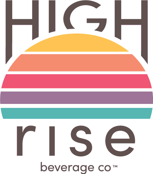 Logo for High Rise Beverage Co. beverages provided at the festival.