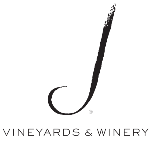 Logo for J Vineyards & Winery beverages provided at the festival.