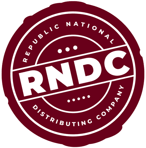 Logo for Republic National Distributing Co. beverages provided at the festival.