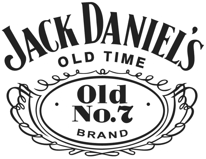 Logo for Jack Daniels beverages provided at the festival.