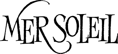 Logo for Mer Soleil beverages provided at the festival.