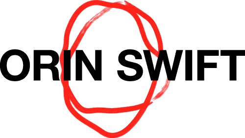 Logo for Orin Swift beverages provided at the festival.