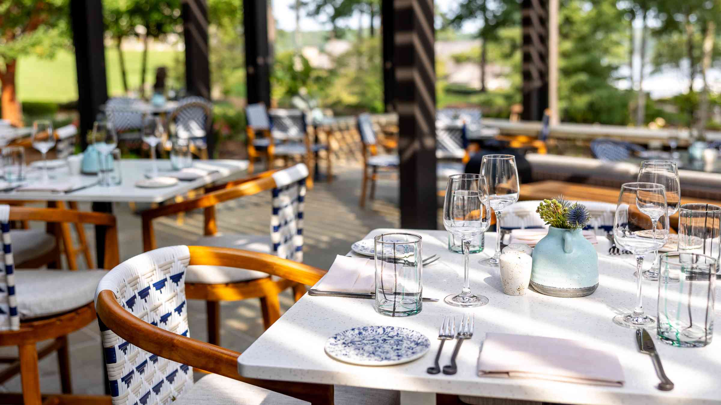 Brunch patio at Amore del Lago